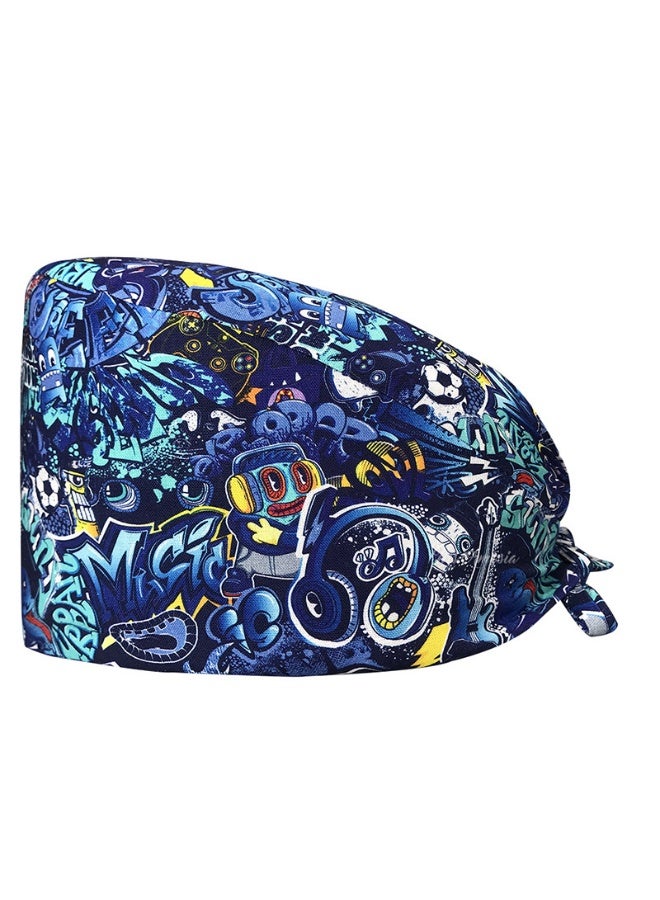 NIBEMINENT Anesthetist Clinical Hats  Pet Hospital Surgical Cap Nurse Surgical Cap Doctor Dentist Pharmacy Scrubs Hat