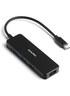 Dark USB Type-C to 4 Port USB 3.0 HUB Multiplexer (DK-AC-USB31X41A)  - Image 1