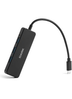 Dark USB Type-C to 4 Port USB 3.0 HUB Multiplexer (DK-AC-USB31X41A)  - Image 2