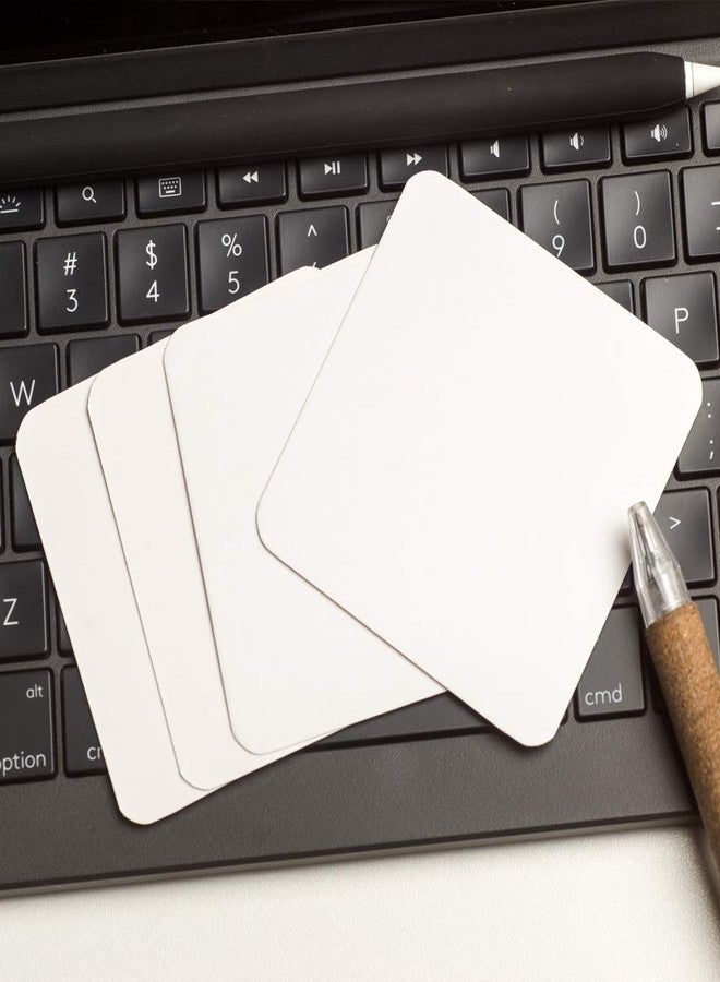 ZOOYOO Blank Cardboard Message Card Business & Tag Card - 100 PCS (2.75 x 2.75 inch White) - Image 4