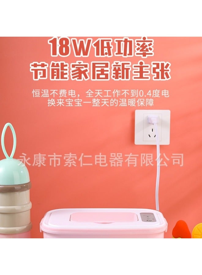 SUOREN Baby Wet Wipe Heater Moisturizing Constant Temperature Wet Wipe Machine Portable Warm Heat Preservation Box - Image 3