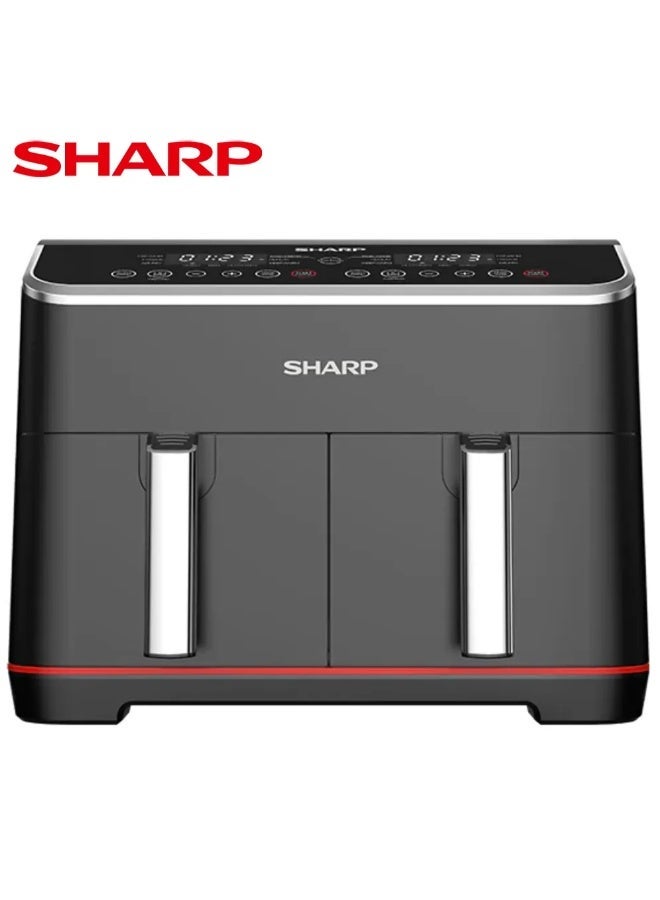SHARP KF-DF80RT-K3 8L 1800W Air Fryer 8 L 1800 W KF-DF80RT-K3 Black - Image 1