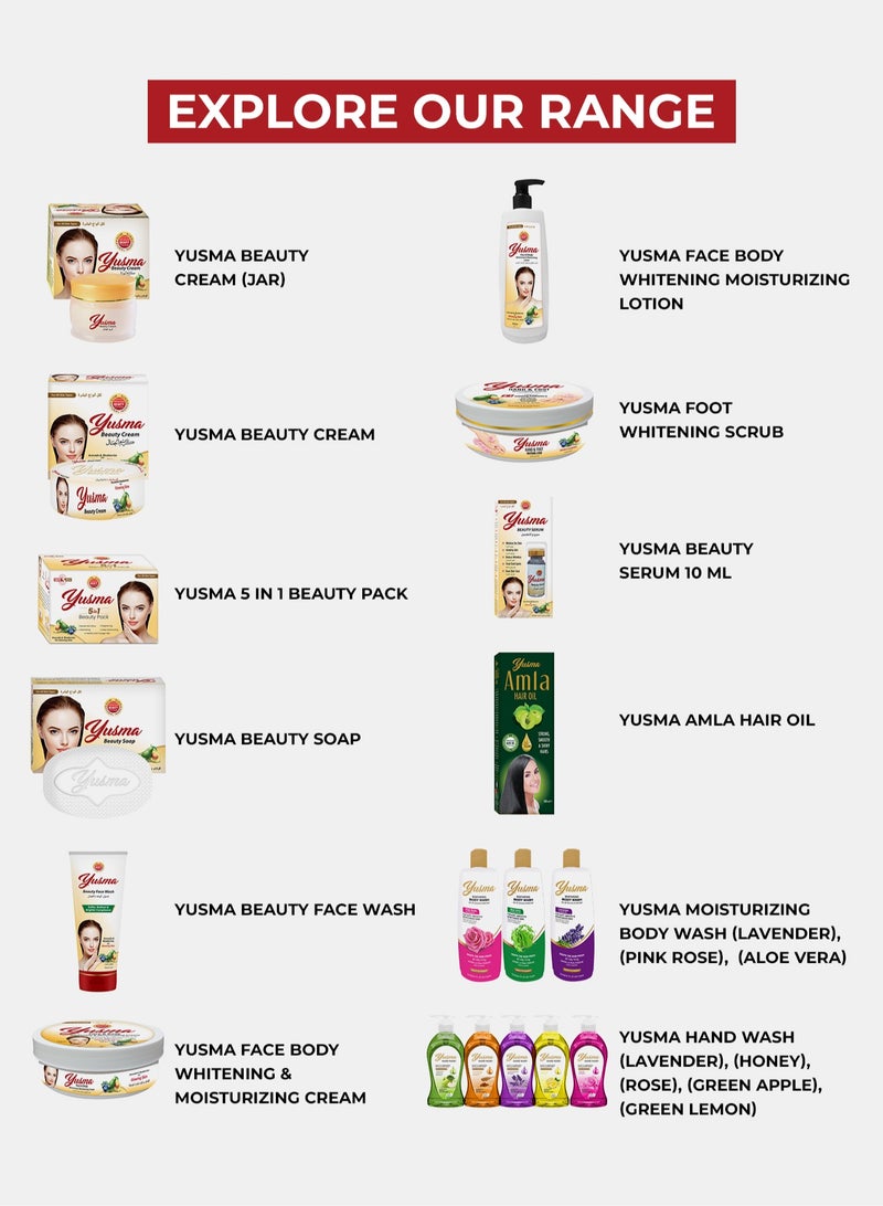 Yusma Beauty Cream - Helps get Acne Free Glowing Skin, Even Skin Tone, Brightens - For All Skin Types 30g  - Image 2