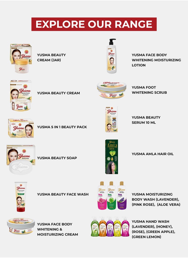 Yusma Beauty Cream - Helps get Acne Free Glowing Skin, Even Skin Tone, Brightens - For All Skin Types 30g  - Image 4