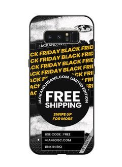 Protective Case Cover For Samsung Galaxy Note 8 Black Friday Design Multicolour
