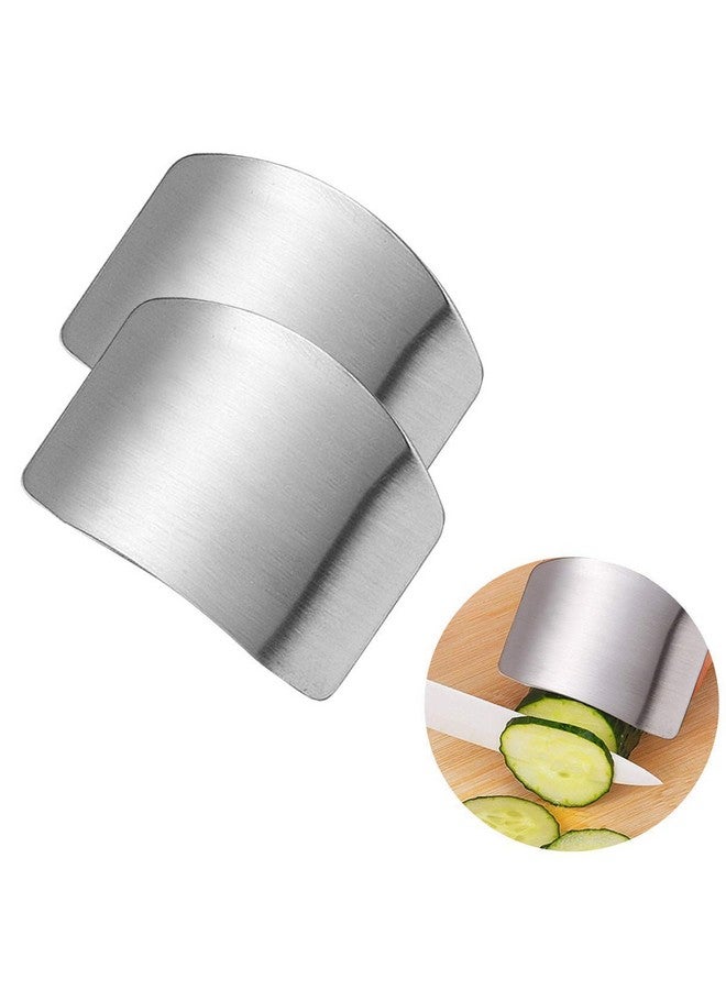 FreshDcart FDCFG Stainless Steel Finger Cutting Protector Hand Guard | Finger Protector Safe Chopping Hand Guard Pack of (1) - Image 1