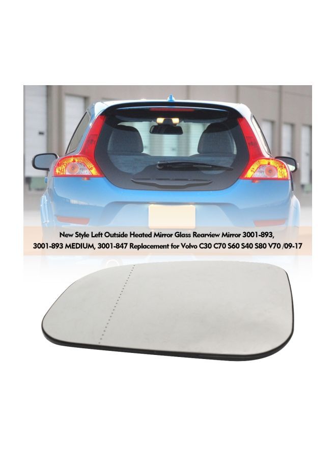 NIBEMINENT Replacement Left Side Rear-view Mirror For Volvo C30/C70/S60/S40/S80/V70/09-17 - Image 2