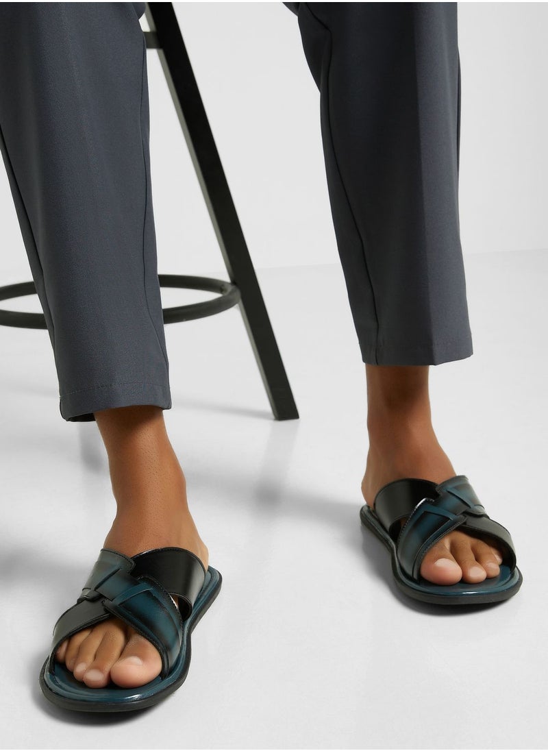 Robert Wood - Cross Strap Sandals - Image 1