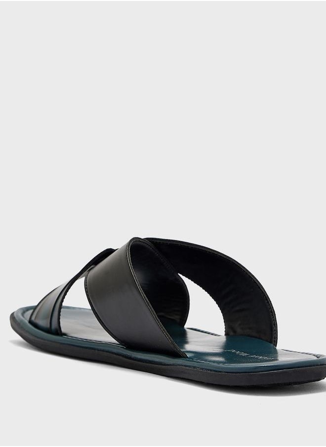 Robert Wood - Cross Strap Sandals - Image 1