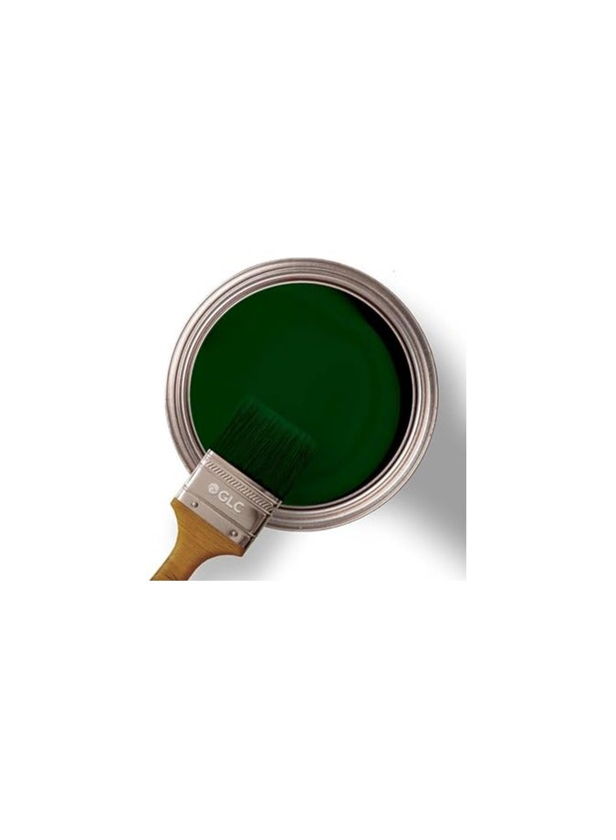 GLC Green Glossy Wood Lacquer Paint, 1 kg Pack + 2-inch Paint Brush + 1 meter of Coarse Sandpaper and 1 meter of Fine Sandpaper - Image 2