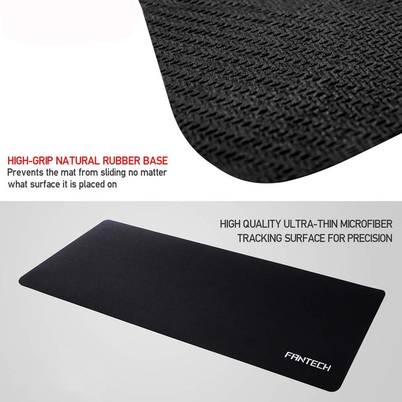 FANTECH Large Gaming Mouse Pad, Extended Mouse-Mat Non-Slip Rubber Base for Laptop, Notebook, Computer, Desktop, PC, Gamer, Office - Image 5