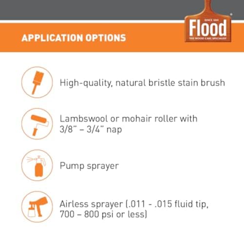 Flood 1 gal. Honey Gold Transparent CWF-UV Exterior Wood Stain - Image 3