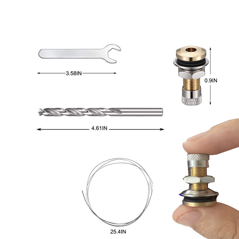 Gircss Gas Can Vent Cap, 4 Pack Fuel Gas Can Vent Caps Gas Can Replacement Vent Plugs, Fuel Gas Tank Vent Caps Enhances Flow for Faster Refills - Image 3