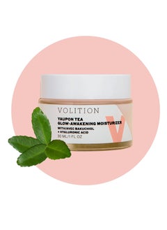 VOLITION Volition Beauty Yaupon Tea Glow-Awakening Moisturizer with Hyaluronic Acid + Bakuchiol | Vegan, Paraben-Free & Cruelty-Free (Travel Size (1 oz))  - Image 1