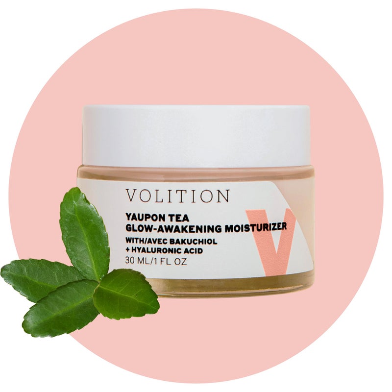 Volition Beauty Yaupon Tea Glow-Awakening Moisturizer with Bakuchiol + Hyaluronic Acid | Caffeinated Facial Cream Energizes Tired Skin | Natural Retinol Alternative Reduces Look of Wrinkles (1 fl oz) - Image 1