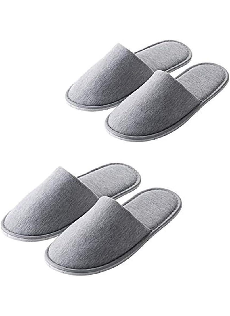 Rocutus Rocutus 2 Pair Disposable SlippersDisposable Slippers Bulk Guest SlippersTravel Portable Polyestercotton Slippers Home Interior Slippers Hotel Special Antiskid Shoes Cotton Trailer 