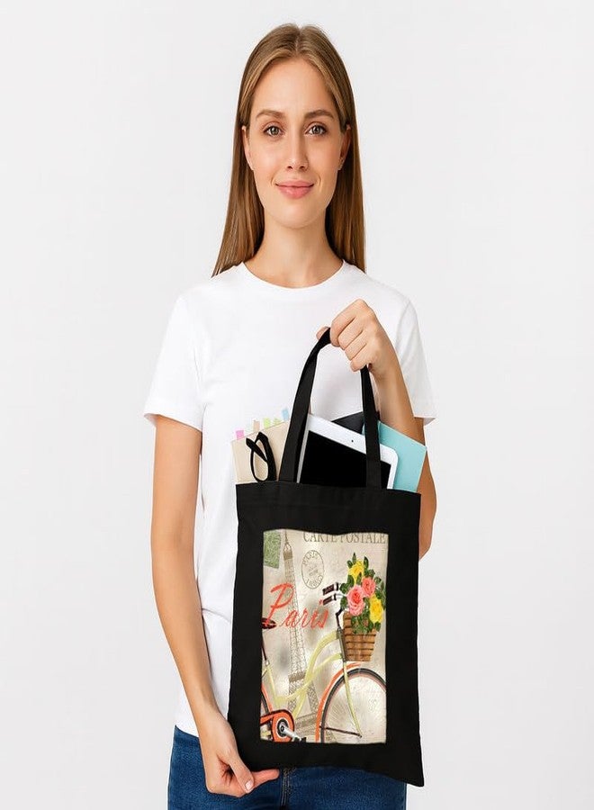 PrintingZone Women Printed Canvas Tote | Office Daily Use | 15 Kg Capacity - Image 4