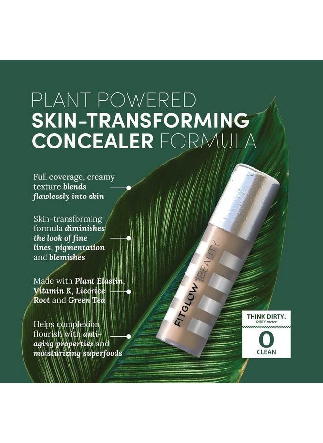 FITGLOW Beauty Natural Conceal+ Full Coverage Concealer ; Vegan Woman Owned Clean Beauty (C5 Tan Deep Neutral Soft Olive Undertones)  - Image 3