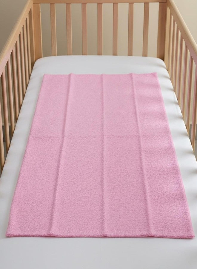 BabyMoo Changeable Dry Sheet I Water-Resistant Bed Protector Sheet I Baby Water Proof Dry Sheet (1, Pink, Large) - Image 2