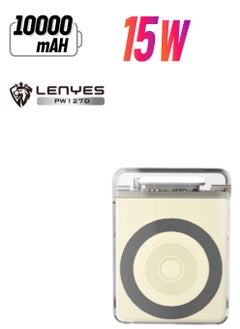 Lenyes Lenyes PW127D Power Bank 10000mAH-15W Magnetic Wireless Charge ,PD2OW Fast Charge  - Image 1