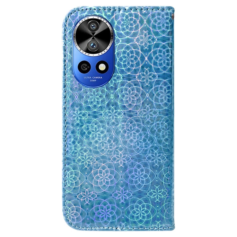 HuHa Protective Cover For Huawei nova 12 Ultra Colorful Magnetic Buckle Leather Phone Case(Blue) - Image 3