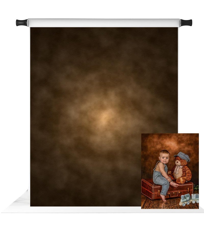Kate 5x7ft Brown Abstract Backdrop for Photography Headshot Portrait Background Old Master Photo Stuido Props