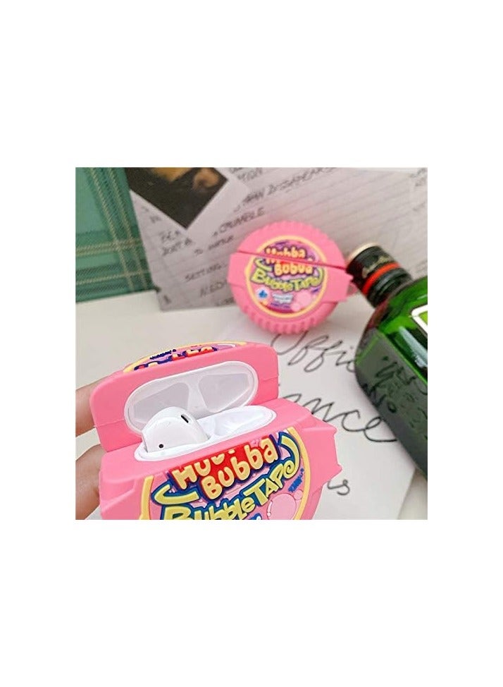 عام (عبوة من 2) حقيبة سيليكون لطيفة لسماعات Airpods 1/2 مع سلسلة مفاتيح، تصميم كرتوني لحماية الشاحن وسماعات الرأس، مجموعة ملحقات متوافقة مع Airpods 1 و 2 - Image 4