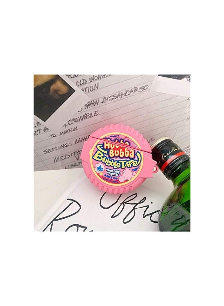 عام (عبوة من 2) حقيبة سيليكون لطيفة لسماعات Airpods 1/2 مع سلسلة مفاتيح، تصميم كرتوني لحماية الشاحن وسماعات الرأس، مجموعة ملحقات متوافقة مع Airpods 1 و 2 - Image 5