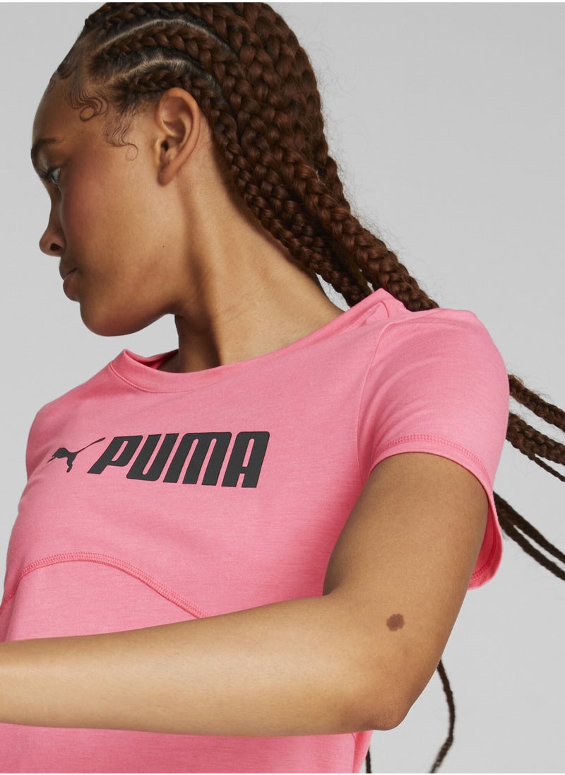 PUMA - Fit Heather Womens Training T-Shirt - Image 1