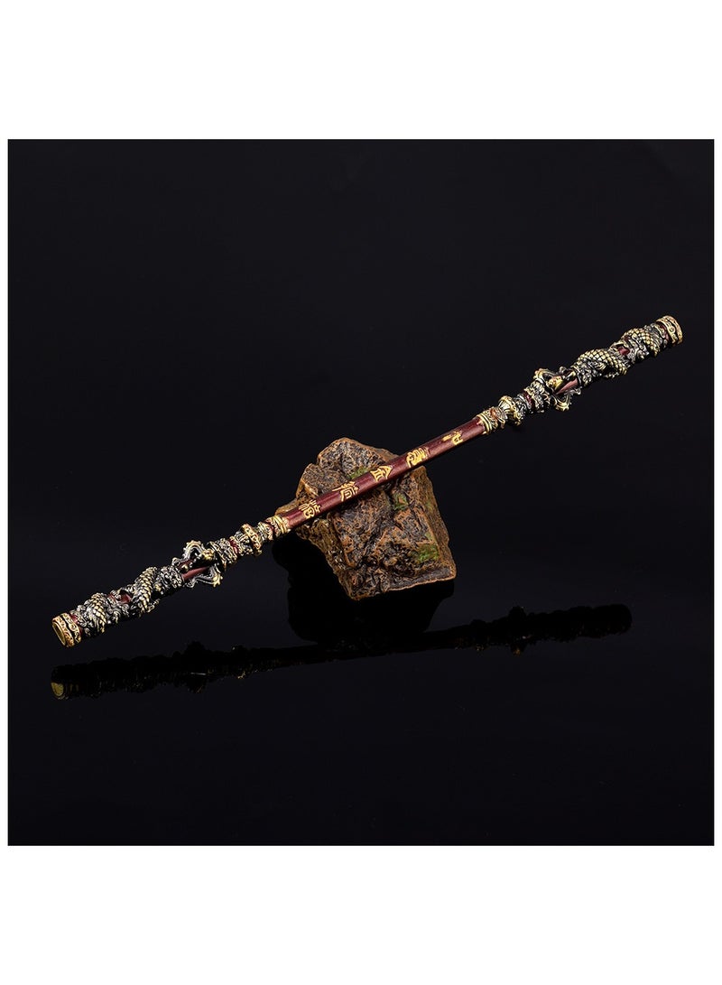 Wukong "Black Myth Wukong" Ruyi Golden Hoop All-metal Crafts Ornaments Gold-plated 22CM  - Image 3