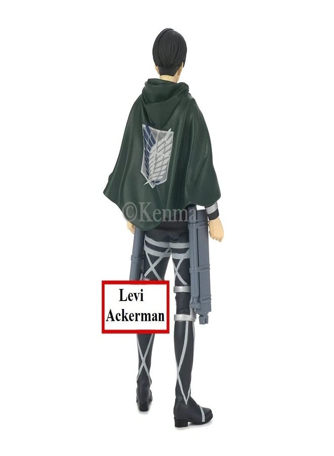 KENMA Attack on Titan Levi Ackerman Action Figure The Final Season Levi Survey Corps Anime Figure Weeb Manga Collectible Levi Ackerman Collectible Figurine Anime Character Figurines - Image 5