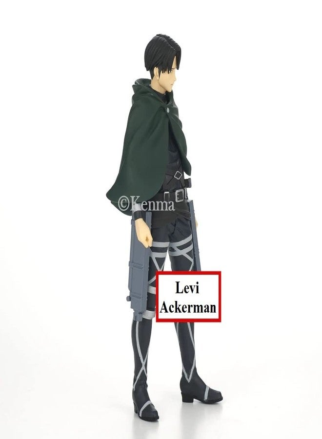 KENMA Attack on Titan Levi Ackerman Action Figure The Final Season Levi Survey Corps Anime Figure Weeb Manga Collectible Levi Ackerman Collectible Figurine Anime Character Figurines - Image 3