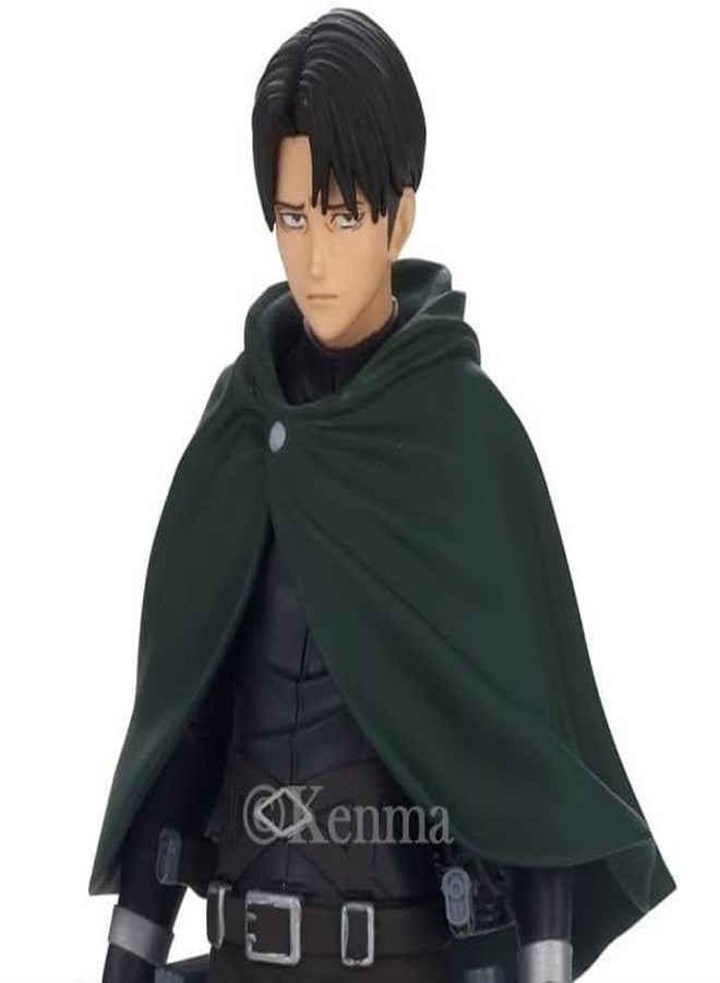 KENMA Attack on Titan Levi Ackerman Action Figure The Final Season Levi Survey Corps Anime Figure Weeb Manga Collectible Levi Ackerman Collectible Figurine Anime Character Figurines - Image 2