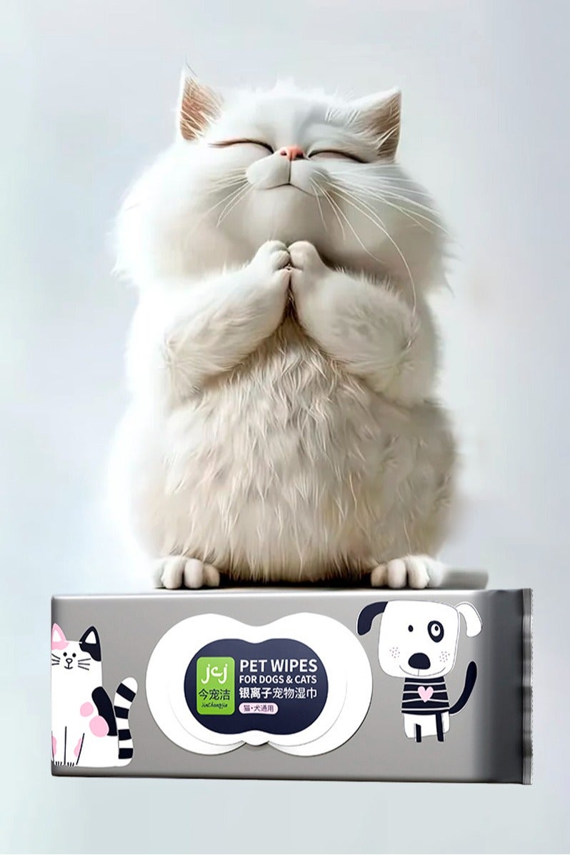 Ag 80 Big Wet Wipes for Pets Dogs and Cats - Image 1