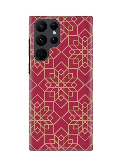 Case for Samsung Galaxy S22 Ultra 5G Snap Case Slim Snap Classic Series Shield Matte Finish Print - Ottoman Art