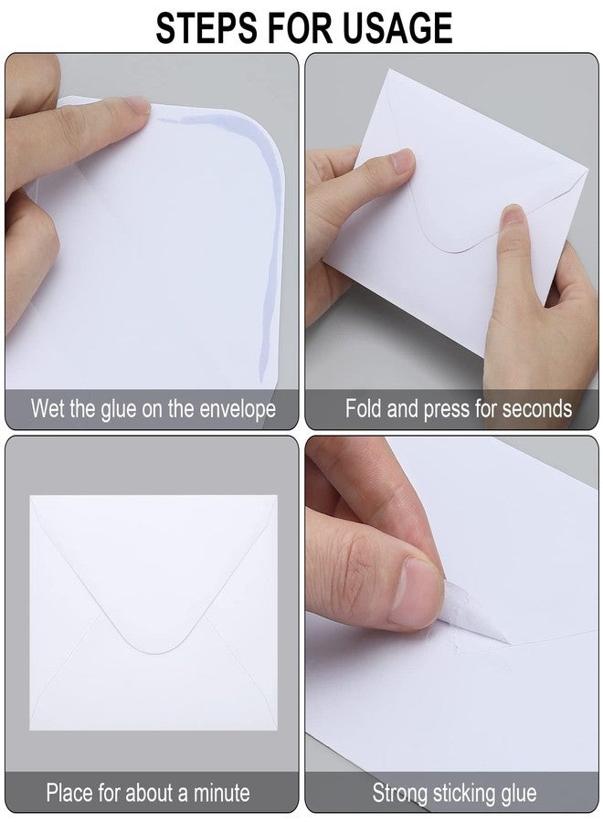 Keketer 100 Pack 4x6 Envelopes, Contour Flap White A4 Envelopes for Engagement Invites, Weddings Invitation, announcements, Baby shower, Perfect for RSVP Card 120gsm, 4.5 x 6.4 Inches - 100% Recycled - Image 5