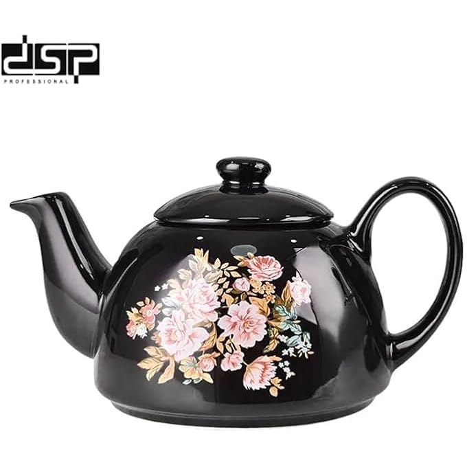 DSP Elegant Electric Kettle With Samovar 1800W Power 35L08L Capacity Floral Pattern May Vary Perfect For Tea And Coffee - Image 2