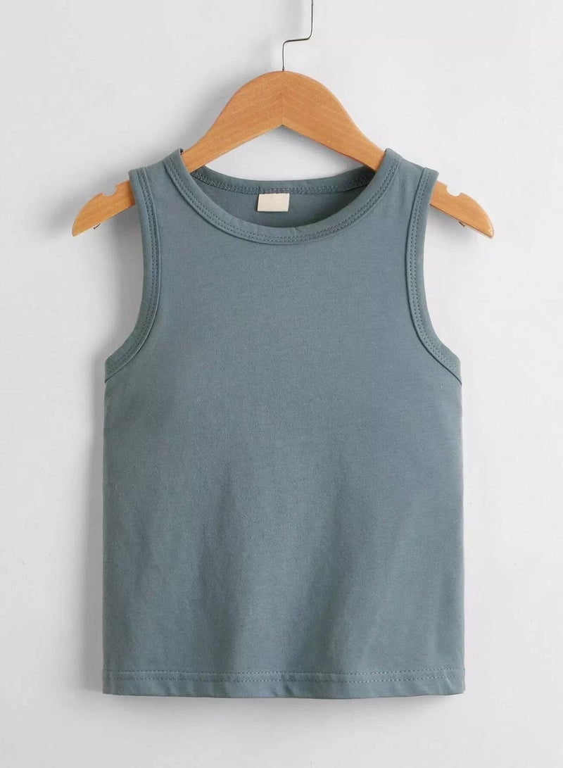 Toddler Boys Solid Tank Top  - Image 1