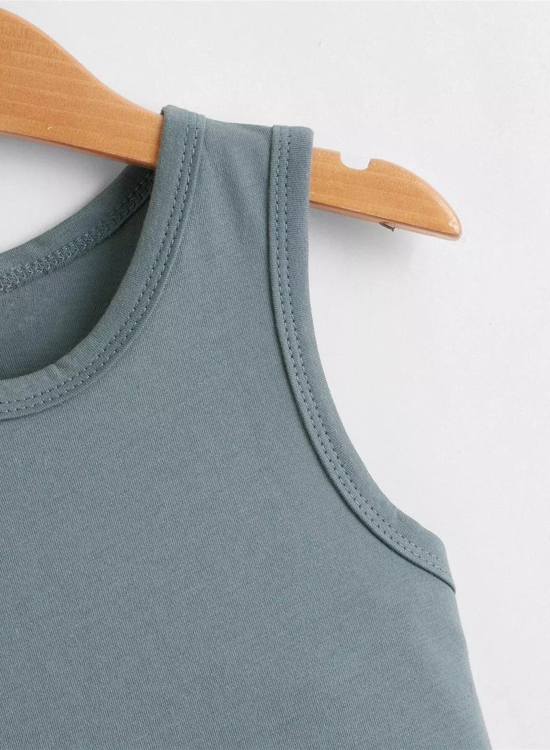 Toddler Boys Solid Tank Top  - Image 3