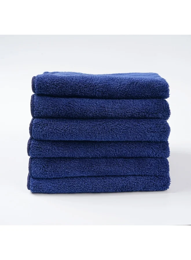 Donetella 6-Pack Microfiber Kitchen Towels 35×35 cm Size – 330 GSM, Highly Absorbent, Quick Dry, Lint Free, Streak Free | Dish & Counter Cleaning