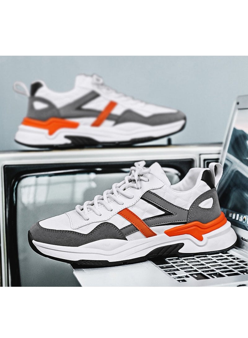 KUYING New Fashion Trend Men's Board Shoes Gradient Low Top Sports Shoes  - Image 3