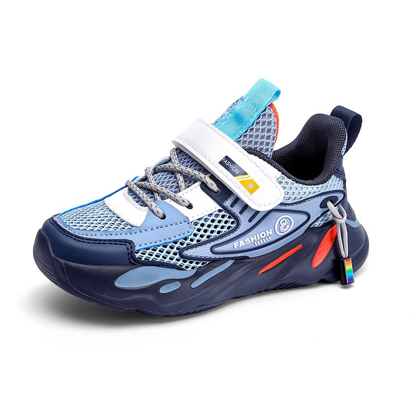 Mesh Sneakers Lightweight Flexible Sole Walking Shoes For Kids Indoor And Outdoor Activities - Image 1