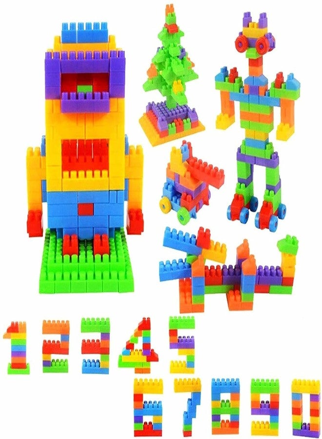 HS ENTERPRISE TOYZIEZ 120 Pcs Smart Activity Fun and Learning Train Blocks for Kids, Multi Color Building Bricks and Blocks for Kids Best Gift Toy (120 pc Block) - Image 1