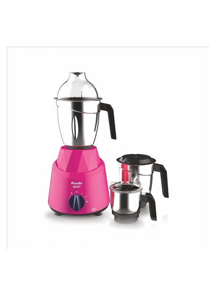 ماركة غير محددة Preethi Galaxy MG225 Mixer Grinder, 750 watt, Pink, 3 Jars, Vega W5 Motor  - Image 1