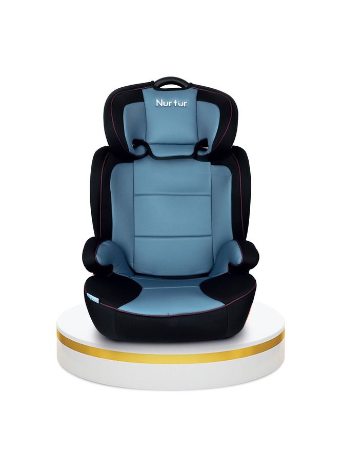 Nurtur Jupiter Kids 3 in1 Car Seat Booster Seat Adjustable Backrest Extra Protection 5Point Safety Harness 9 months to 12 years Upto 36kg Official Product - Image 1