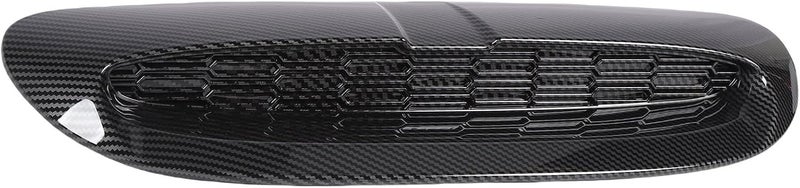 Front Hood Fit for Vent Cover Air Flow Intake Trim Replacement Fit for Cooper S JCW F54 F55 F56, Precision Manufacturing, Lightweight ABS Material for Car Decorative (Carbon Fiber Pattern) - Image 3