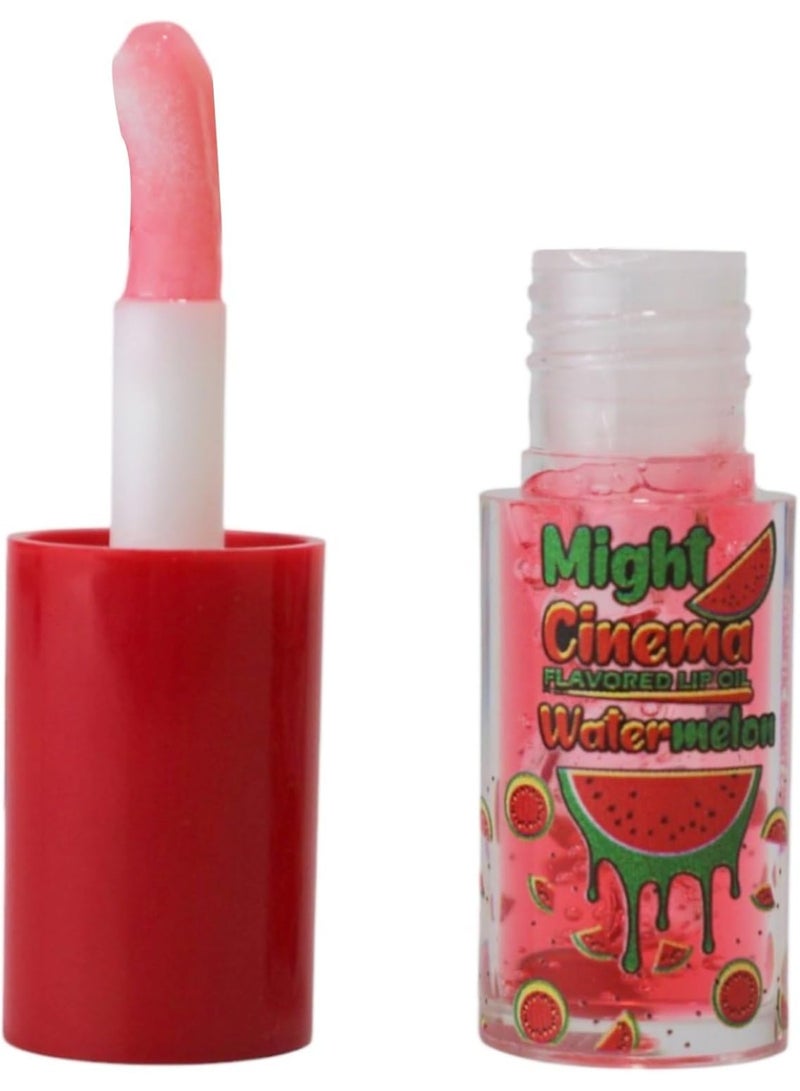Might Cinema Lip Oil Watermelon Flavored Moisturizing Lip Balm - Image 1