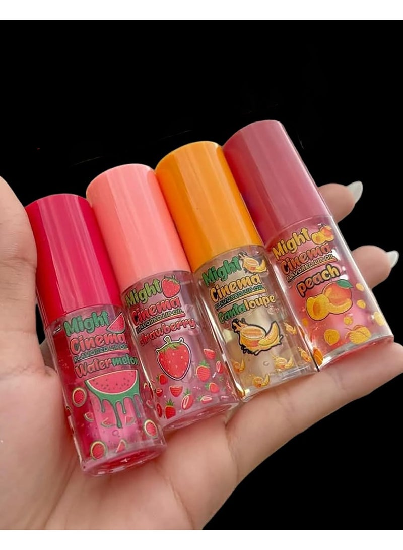 Might Cinema Lip Oil Watermelon Flavored Moisturizing Lip Balm - Image 5