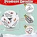 Fleure Esme Santa Swap Gift Exchange Dice Christmas Games Dice Stocking Stuffers for Party Games Fun Christmas Games for Family Party Xmas Dice Gifts for Teens Adults Grandkids Holiday Christmas Gag Gifts - Image 4
