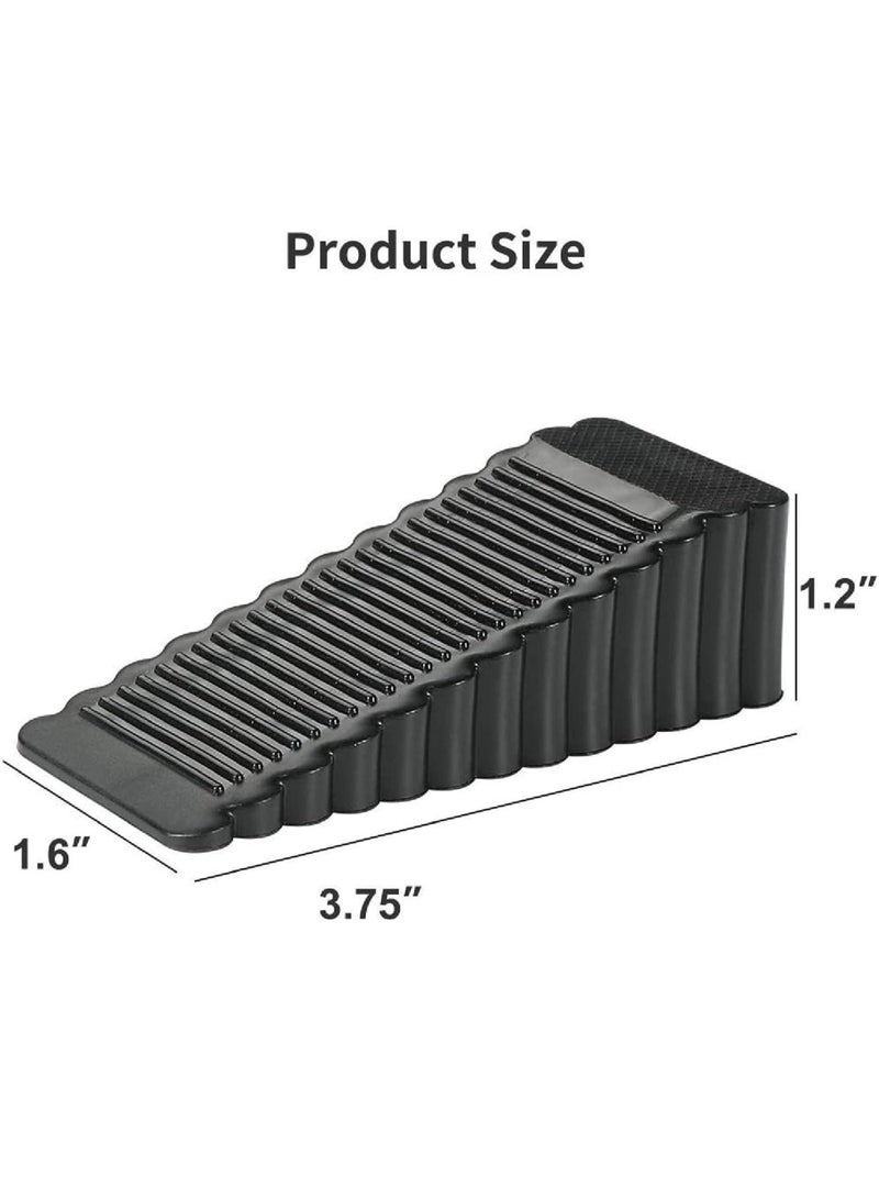 Door Stopper Set of 4 Large Door Stopper, Multi-Surface Design, to Sliding or Dividing Floor Stopper for Hotel, Home or Office  - Image 3